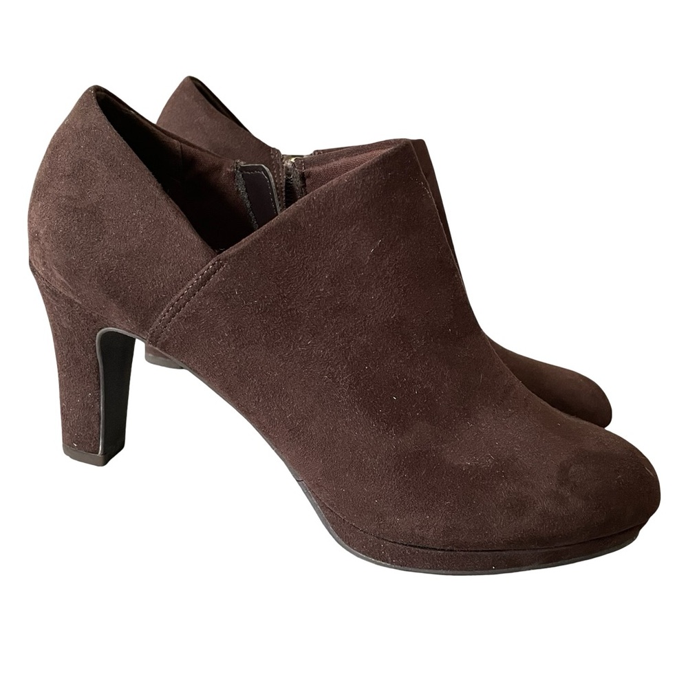 Xappeal Brown Austen Suede Ankle Boots Size 7